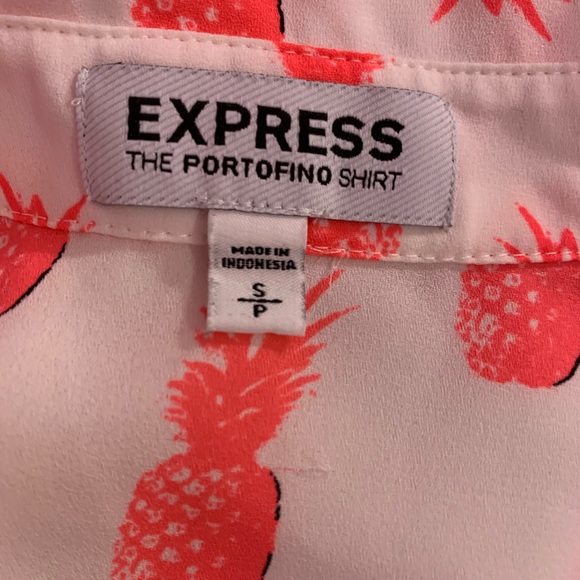 Pineapple Express Blouse - Button down - Small - Summer top - Picture 7 of 8